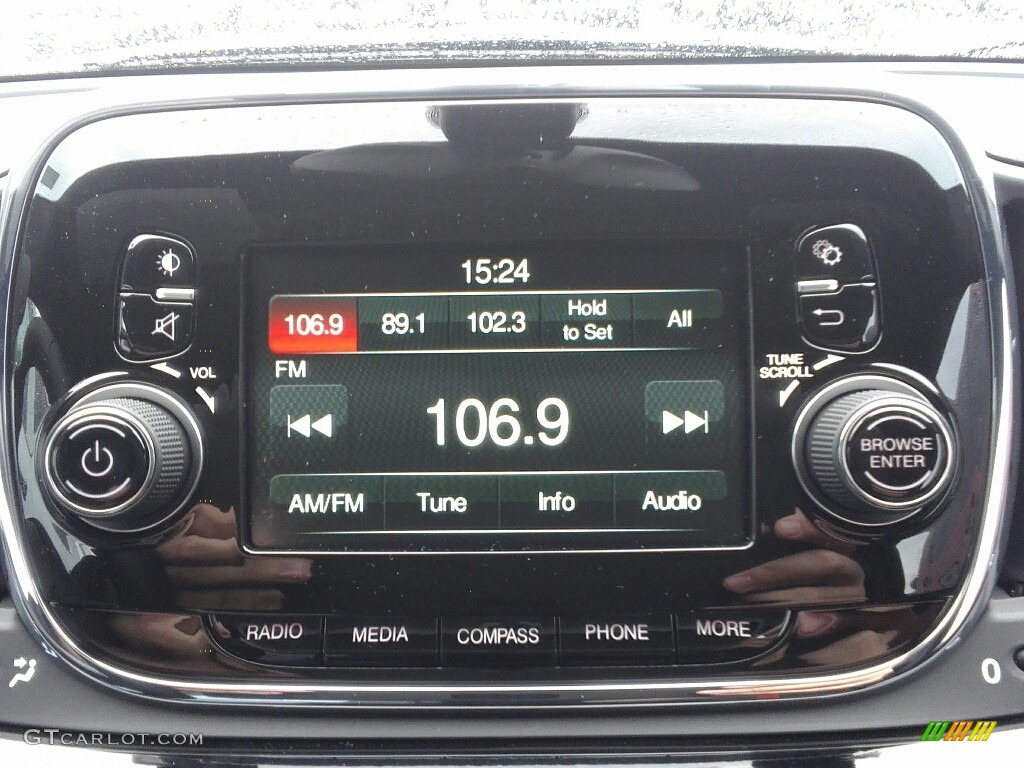 2017 Fiat 500 Abarth Audio System Photos
