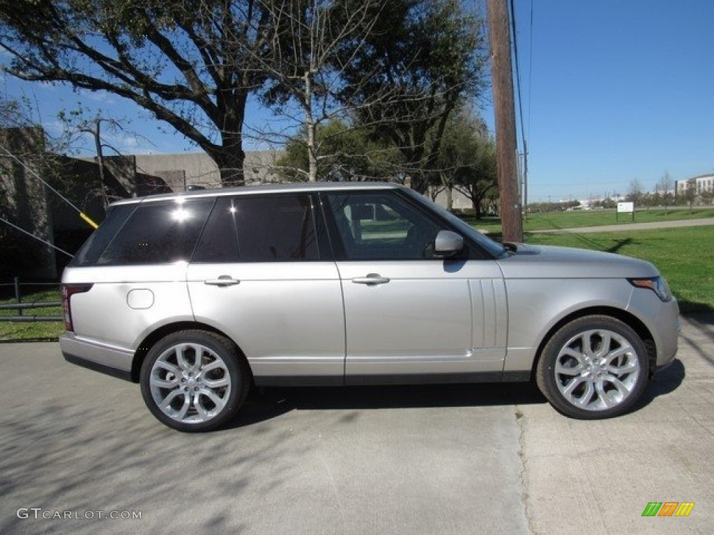 2017 Range Rover Supercharged - Aruba Metallic / Ebony/Ebony photo #6