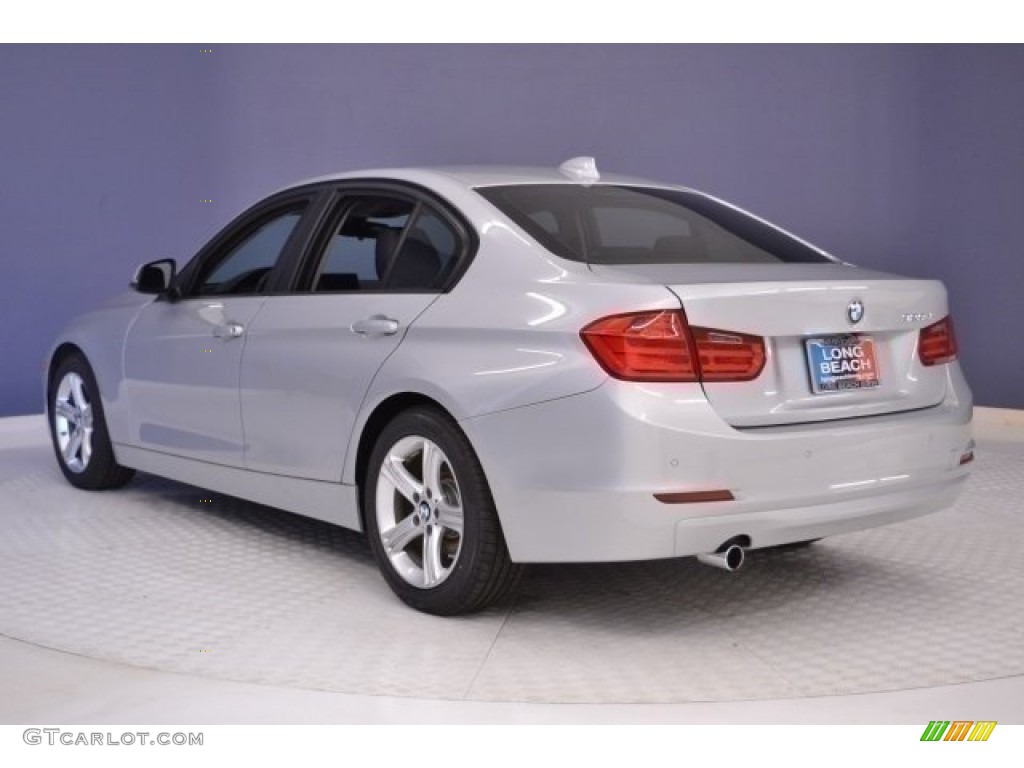 2014 3 Series 328d Sedan - Glacier Silver Metallic / Black photo #5