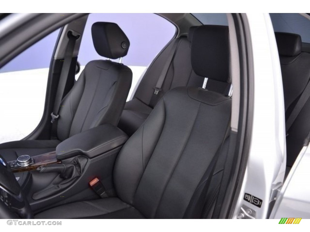 2014 3 Series 328d Sedan - Glacier Silver Metallic / Black photo #12