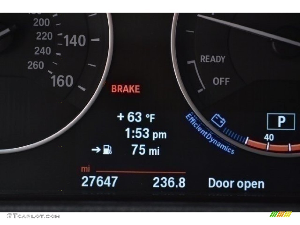2014 3 Series 328d Sedan - Glacier Silver Metallic / Black photo #26