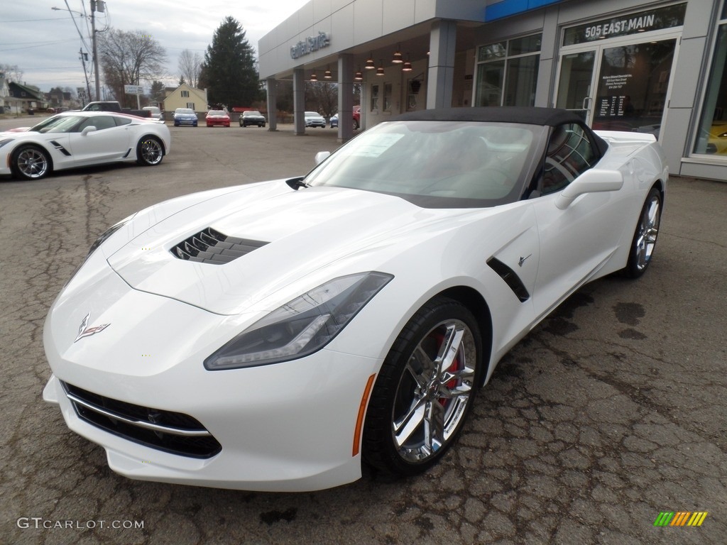 Arctic White Chevrolet Corvette