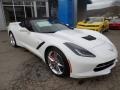 2017 Arctic White Chevrolet Corvette Stingray Convertible  photo #3