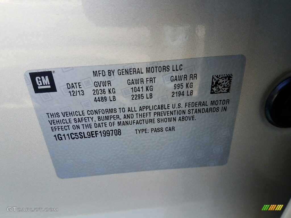 2014 Malibu LT - Champagne Silver Metallic / Jet Black/Titanium photo #16