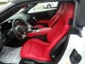 Adrenaline Red 2017 Chevrolet Corvette Stingray Convertible Interior Color