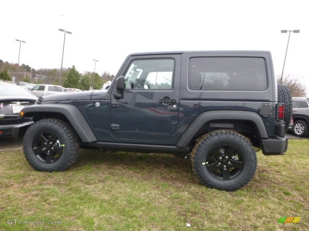 2017 Wrangler Sport 4x4 - Rhino / Black photo #2
