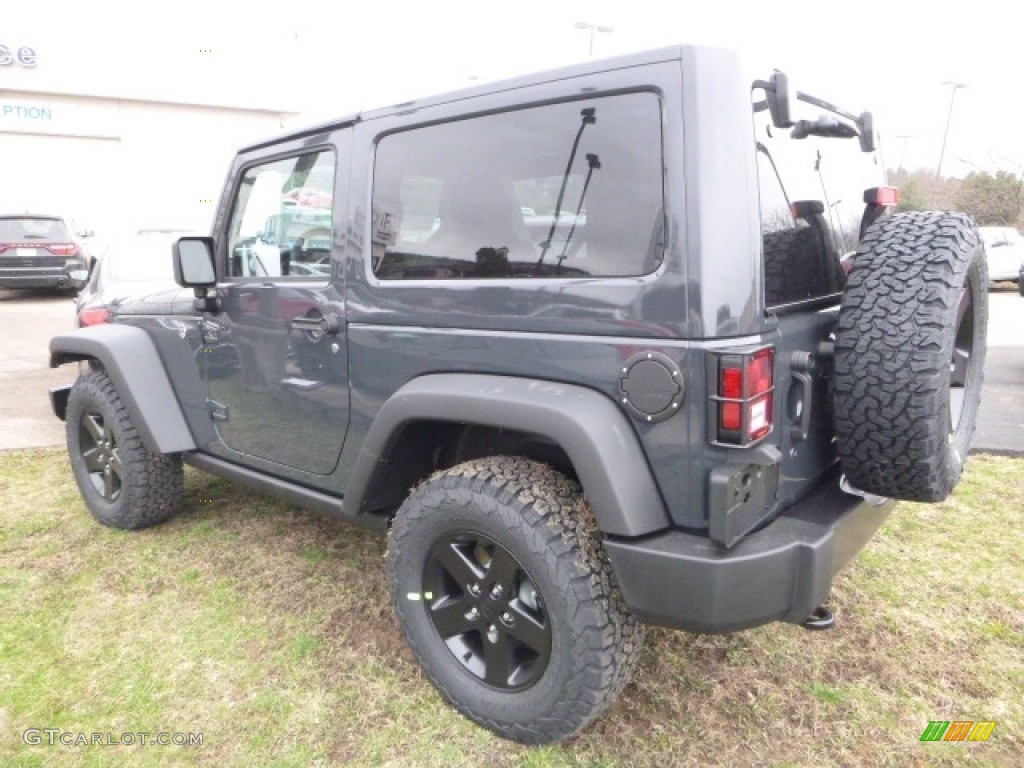 2017 Wrangler Sport 4x4 - Rhino / Black photo #3
