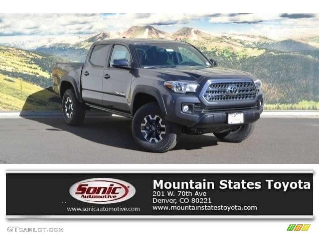 2017 Tacoma TRD Off Road Double Cab 4x4 - Magnetic Gray Metallic / TRD Graphite photo #1