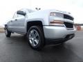 Silver Ice Metallic - Silverado 1500 Custom Double Cab 4x4 Photo No. 11