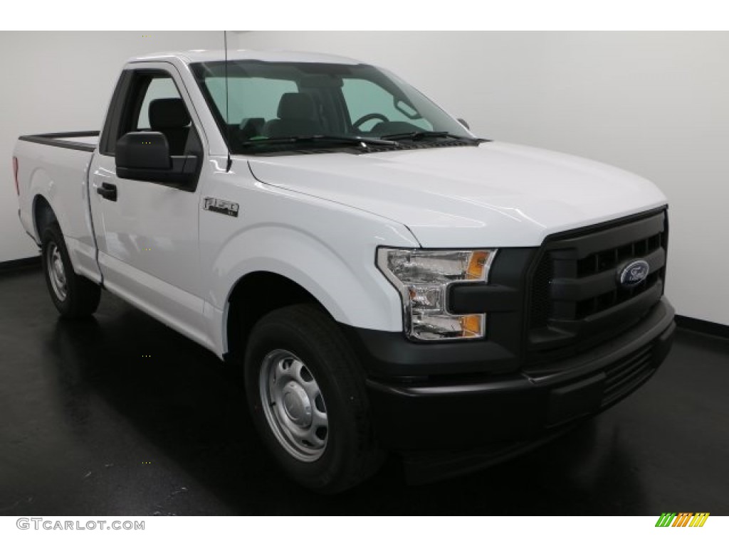 2017 F150 XL Regular Cab - Oxford White / Earth Gray photo #5