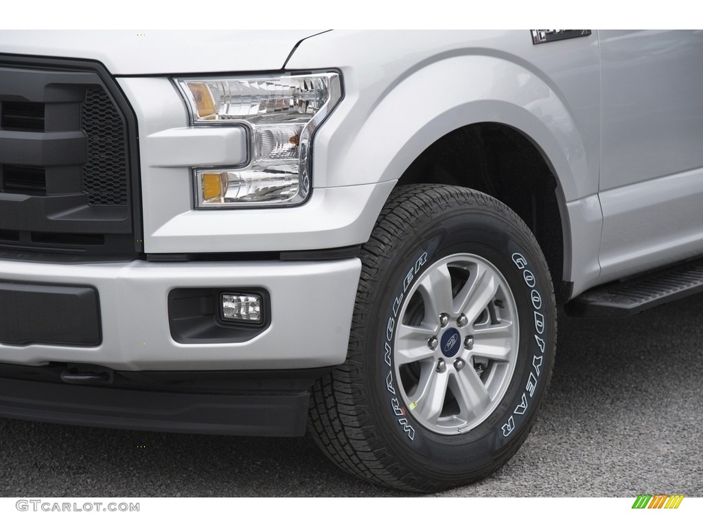 2017 F150 XL Regular Cab 4x4 - Ingot Silver / Earth Gray photo #2