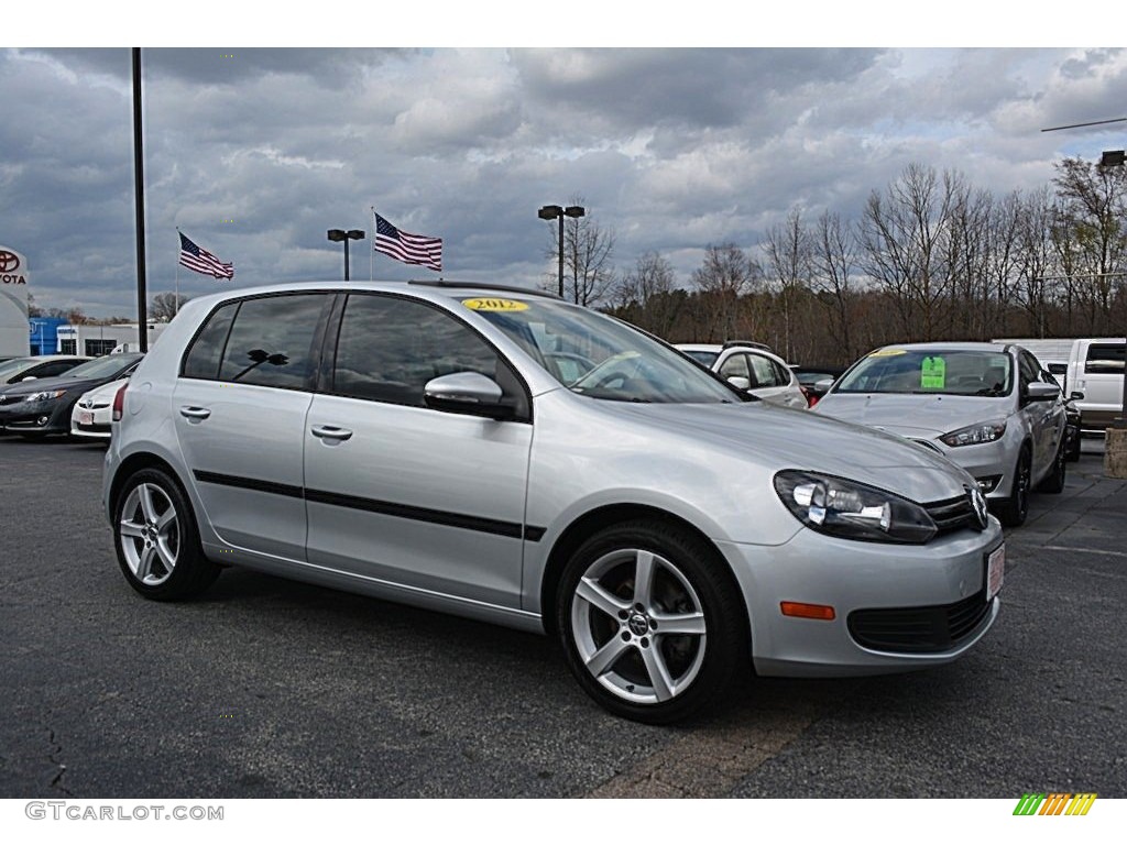 2012 Golf 4 Door - Reflex Silver Metallic / Titan Black photo #1