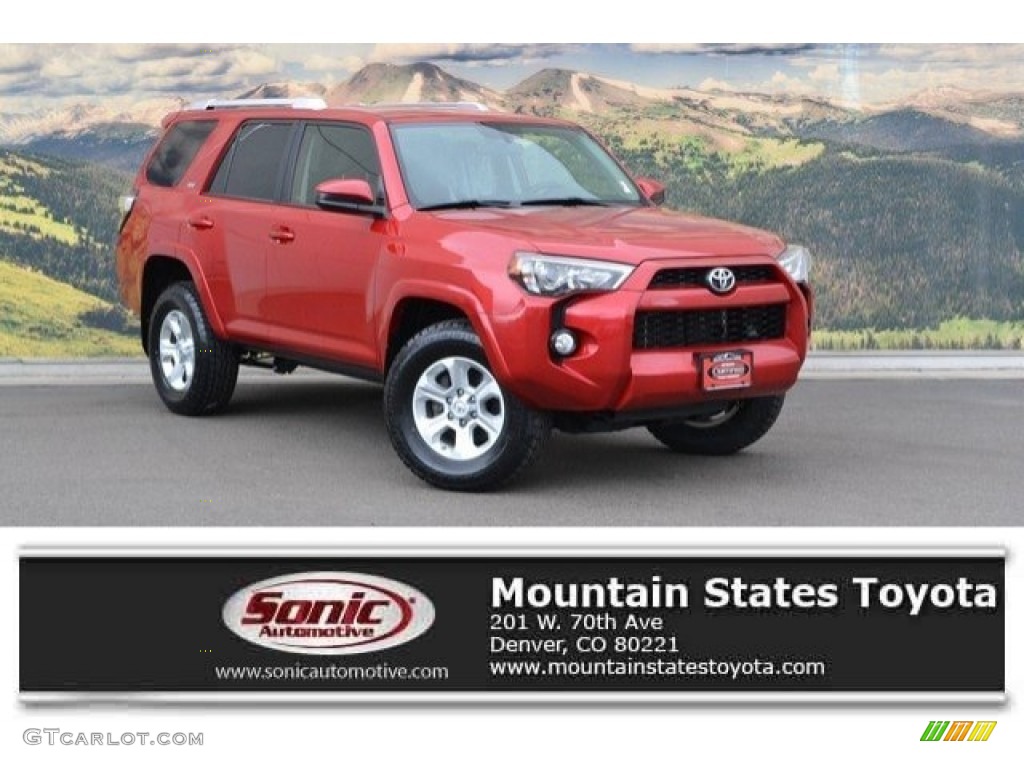 2015 4Runner SR5 4x4 - Barcelona Red Metallic / Black photo #1