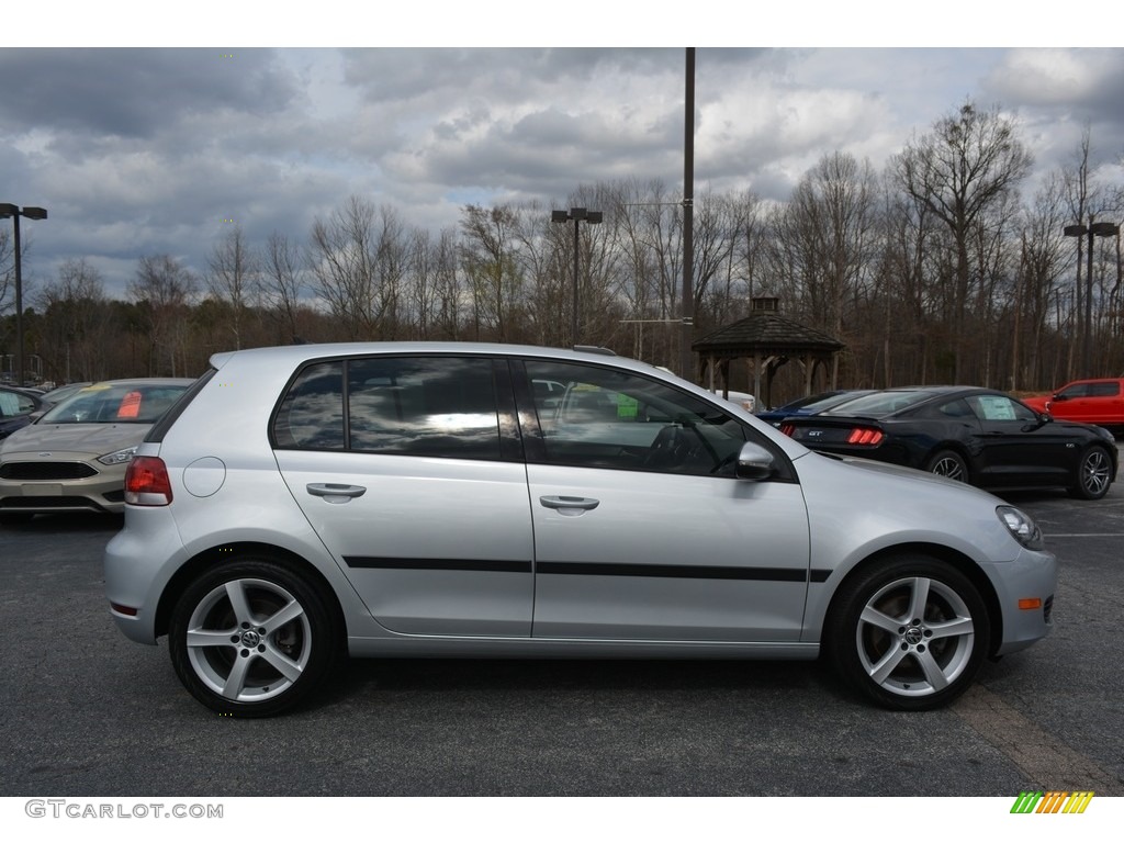 2012 Golf 4 Door - Reflex Silver Metallic / Titan Black photo #2
