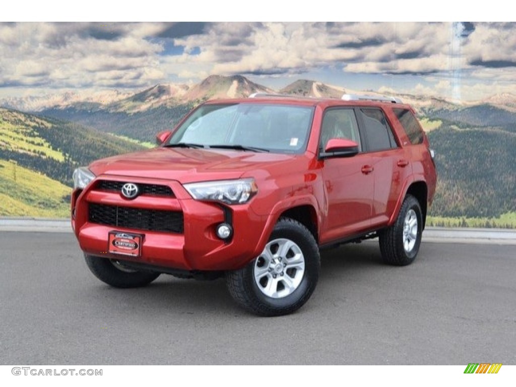 2015 4Runner SR5 4x4 - Barcelona Red Metallic / Black photo #5