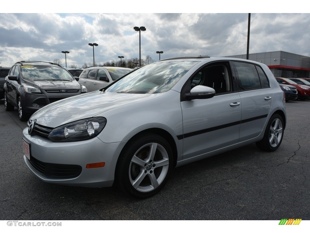 2012 Golf 4 Door - Reflex Silver Metallic / Titan Black photo #6