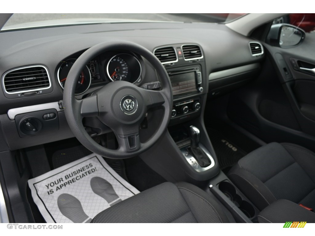 2012 Golf 4 Door - Reflex Silver Metallic / Titan Black photo #11