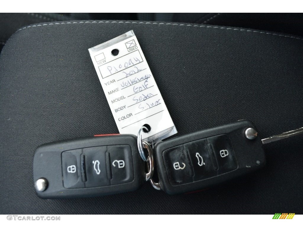 2012 Golf 4 Door - Reflex Silver Metallic / Titan Black photo #24