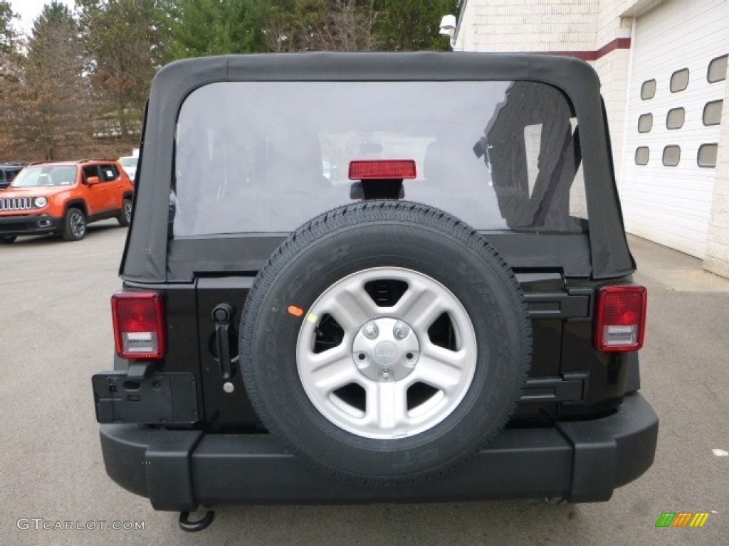 2017 Wrangler Sport 4x4 - Black / Black photo #4