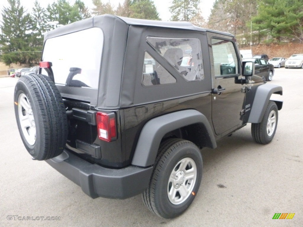 2017 Wrangler Sport 4x4 - Black / Black photo #5