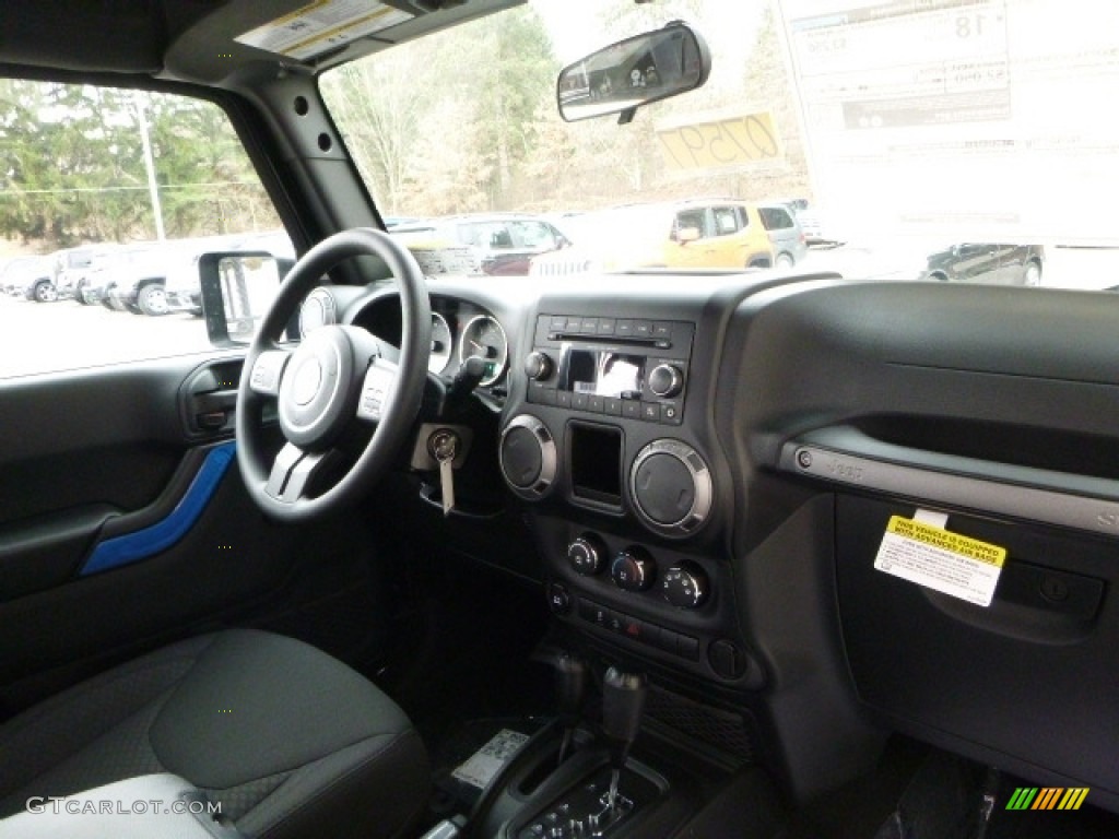 2017 Wrangler Sport 4x4 - Black / Black photo #8