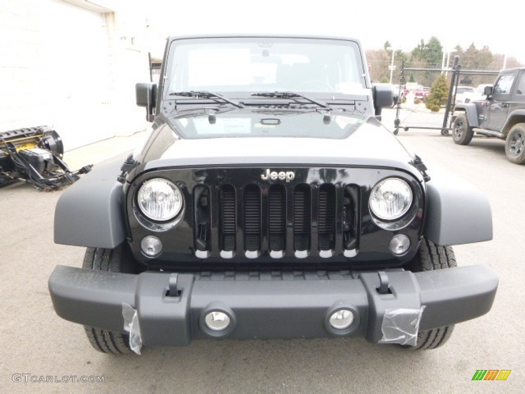 2017 Wrangler Sport 4x4 - Black / Black photo #10