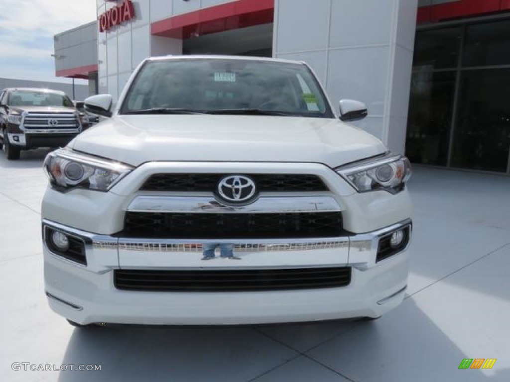 2017 4Runner Limited - Blizzard Pearl White / Redwood photo #2