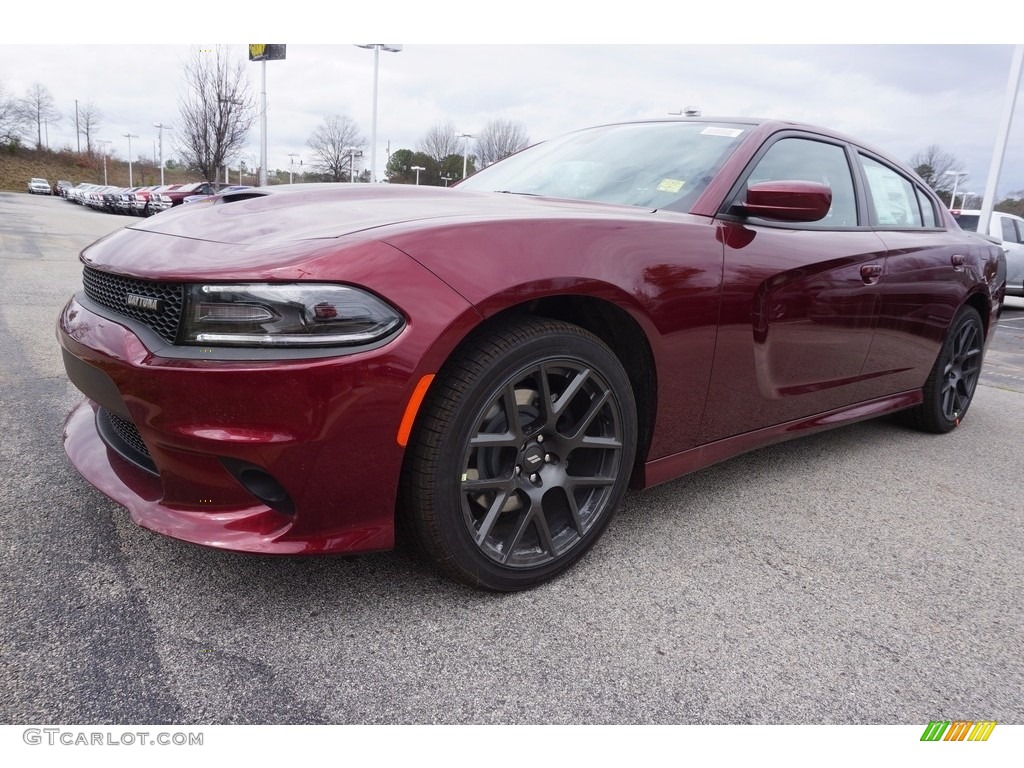 2017 Charger R/T - Octane Red / Black photo #1