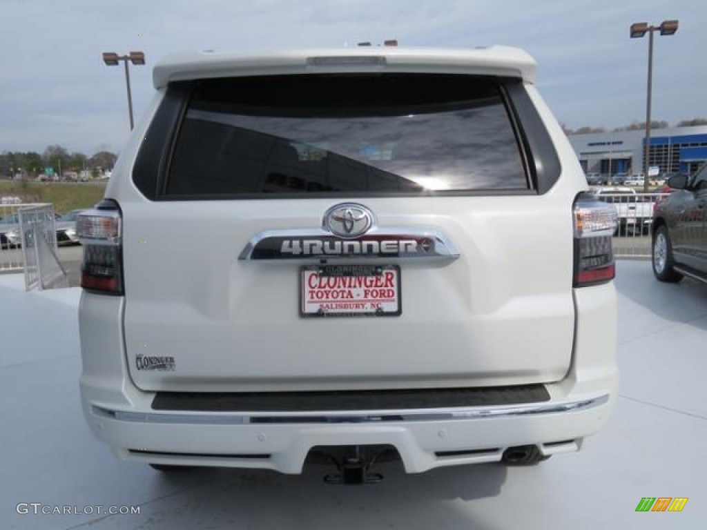 2017 4Runner Limited - Blizzard Pearl White / Redwood photo #28