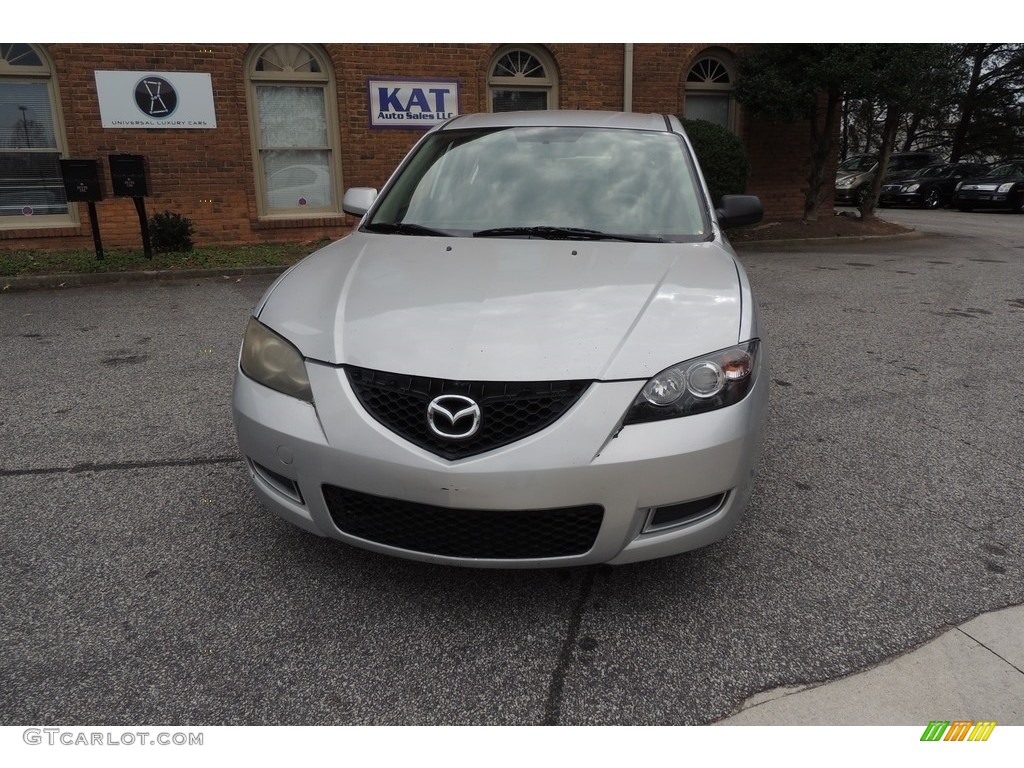 2008 MAZDA3 i Sport Sedan - Sunlight Silver Metallic / Gray photo #1