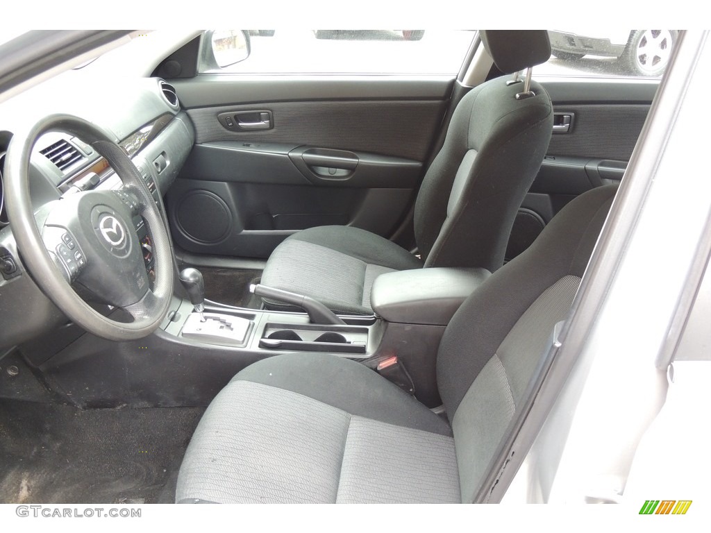 2008 MAZDA3 i Sport Sedan - Sunlight Silver Metallic / Gray photo #5