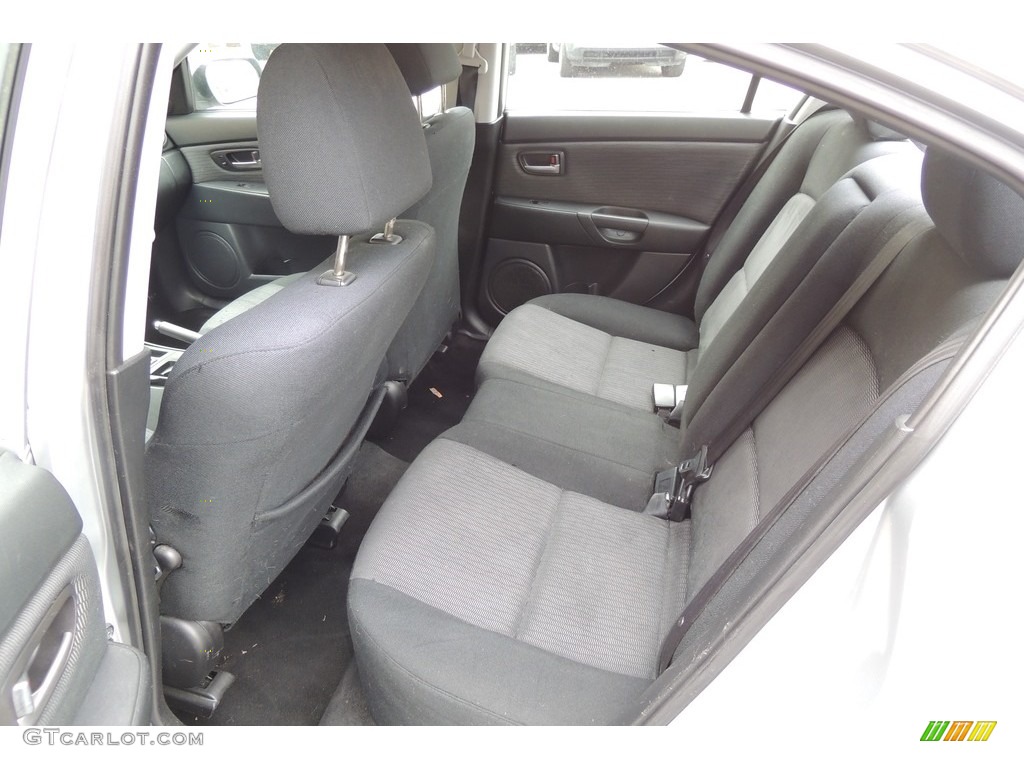 2008 MAZDA3 i Sport Sedan - Sunlight Silver Metallic / Gray photo #6