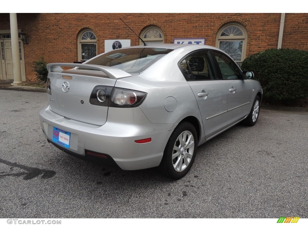 2008 MAZDA3 i Sport Sedan - Sunlight Silver Metallic / Gray photo #7