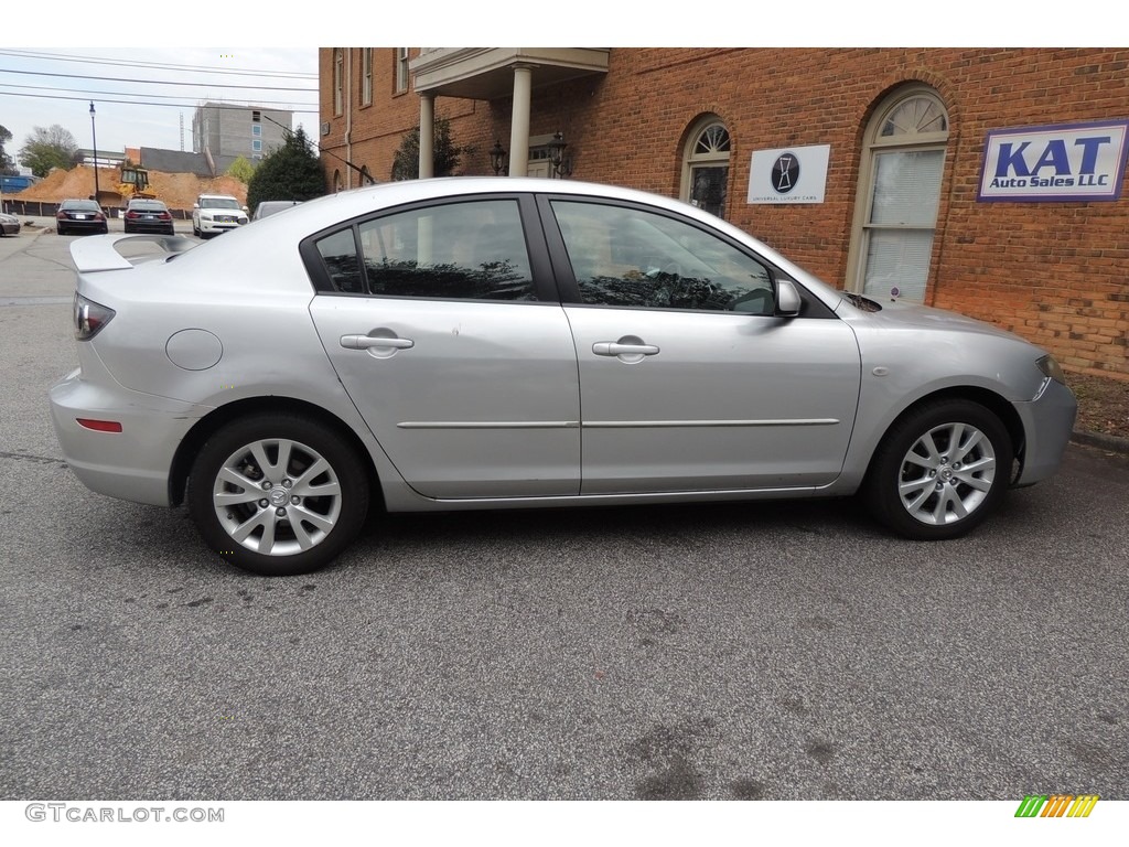 2008 MAZDA3 i Sport Sedan - Sunlight Silver Metallic / Gray photo #12