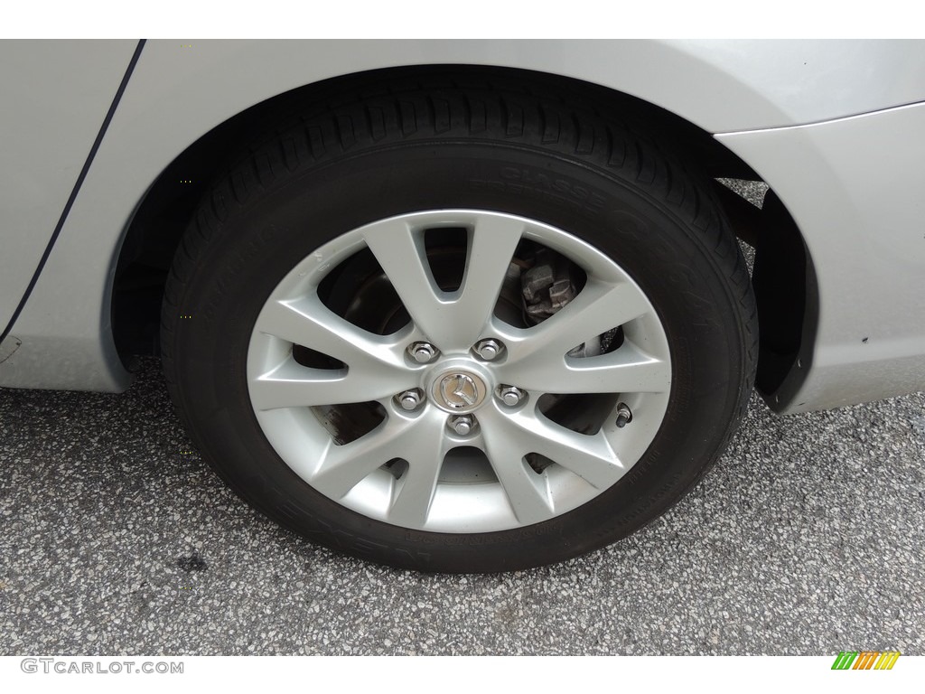 2008 MAZDA3 i Sport Sedan - Sunlight Silver Metallic / Gray photo #15