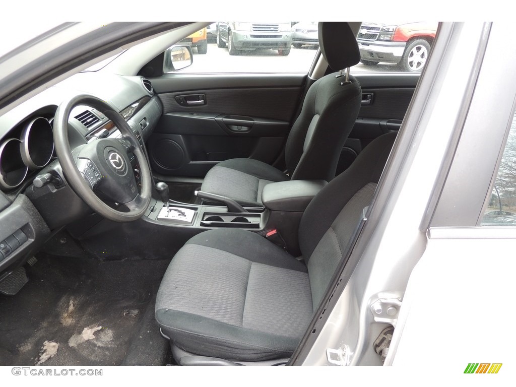 2008 MAZDA3 i Sport Sedan - Sunlight Silver Metallic / Gray photo #17
