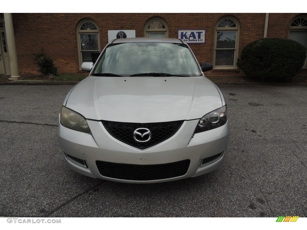 2008 MAZDA3 i Sport Sedan - Sunlight Silver Metallic / Gray photo #27