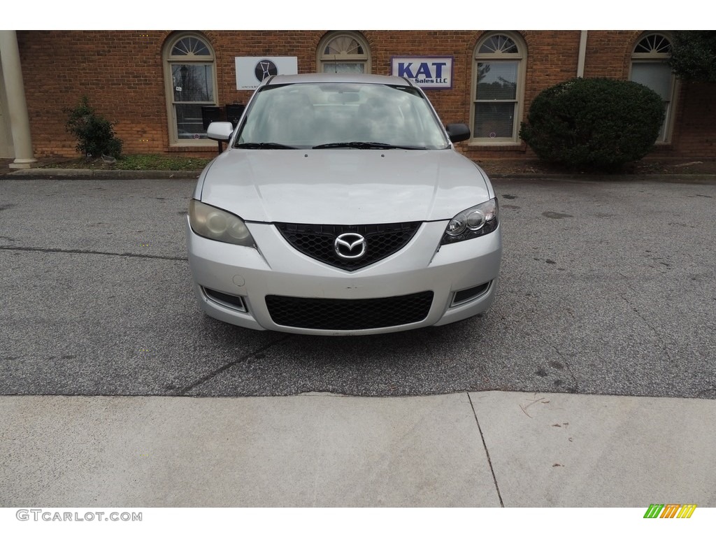 2008 MAZDA3 i Sport Sedan - Sunlight Silver Metallic / Gray photo #29