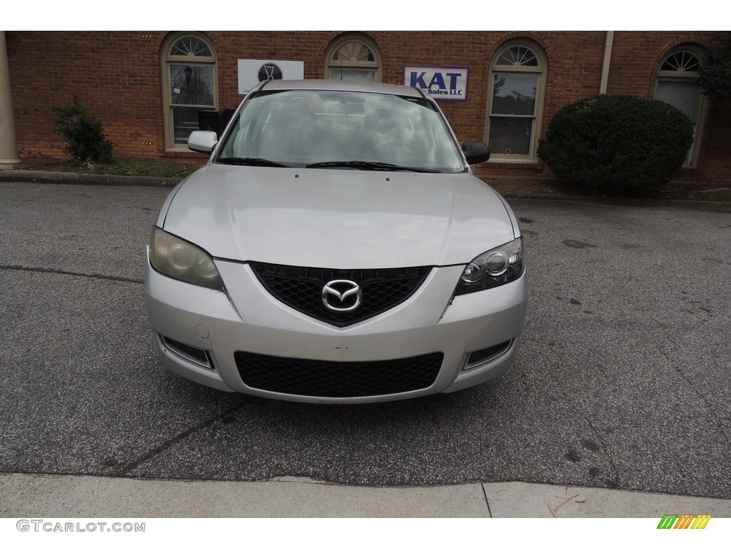 2008 MAZDA3 i Sport Sedan - Sunlight Silver Metallic / Gray photo #30