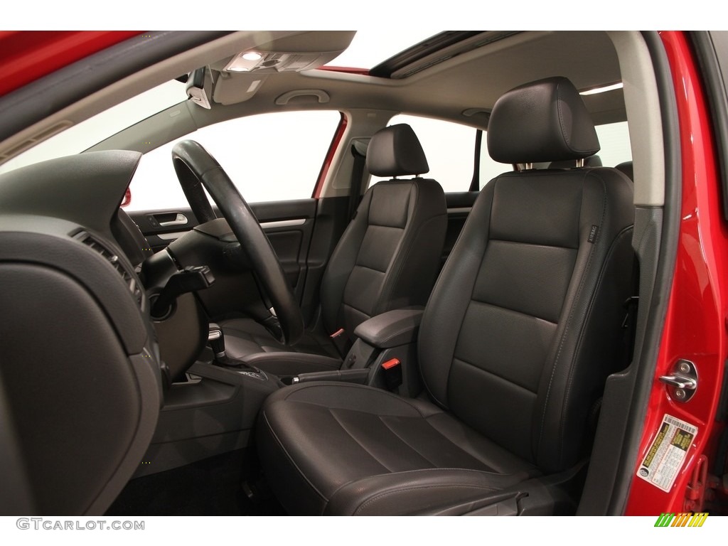 2008 Jetta SE Sedan - Salsa Red / Anthracite Black photo #5