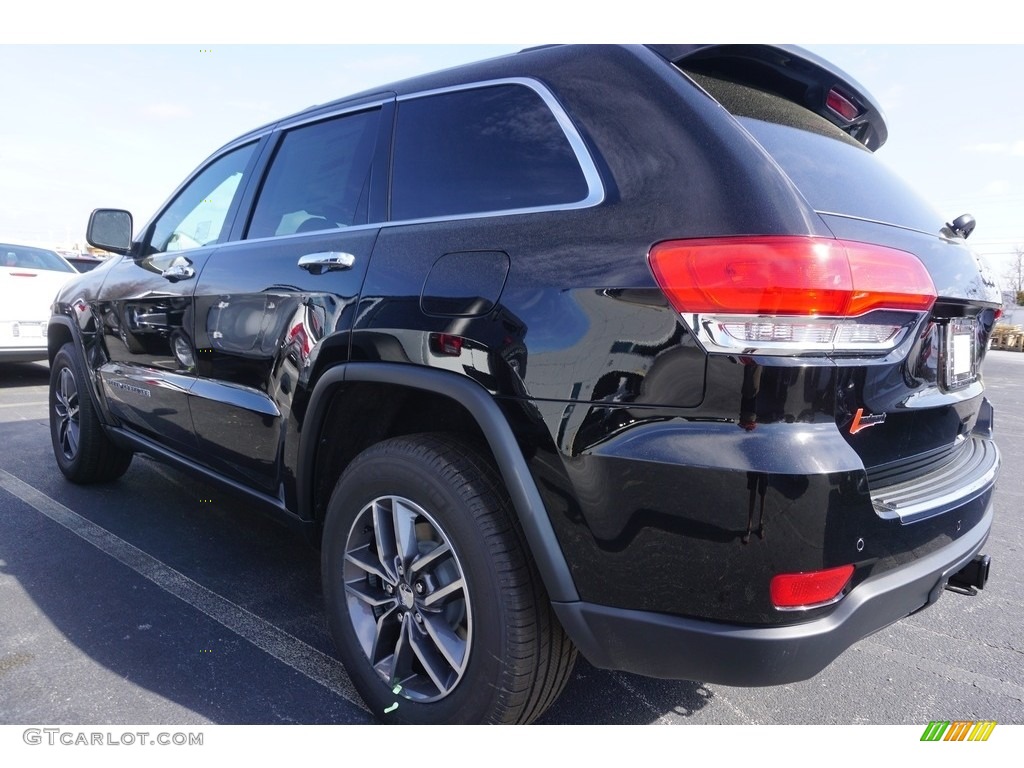 2017 Grand Cherokee Limited - Diamond Black Crystal Pearl / Black photo #2