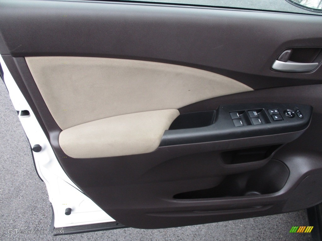 2014 CR-V EX AWD - White Diamond Pearl / Beige photo #11