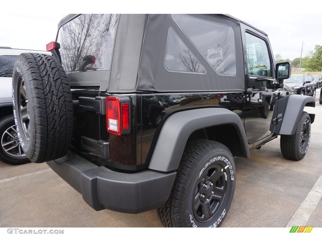 2017 Wrangler Sport 4x4 - Black / Black photo #3