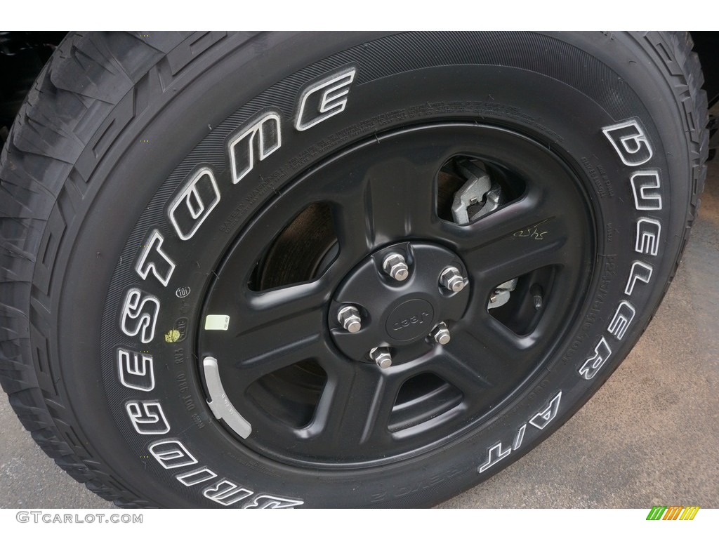 2017 Wrangler Sport 4x4 - Black / Black photo #6