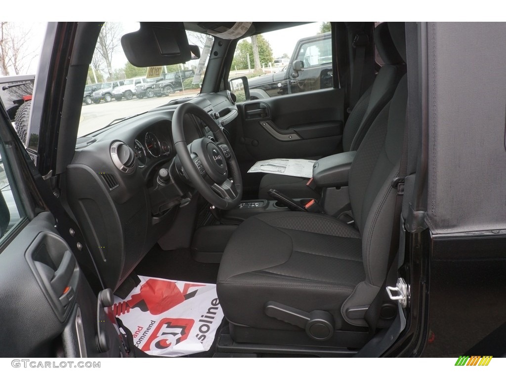 2017 Wrangler Sport 4x4 - Black / Black photo #8
