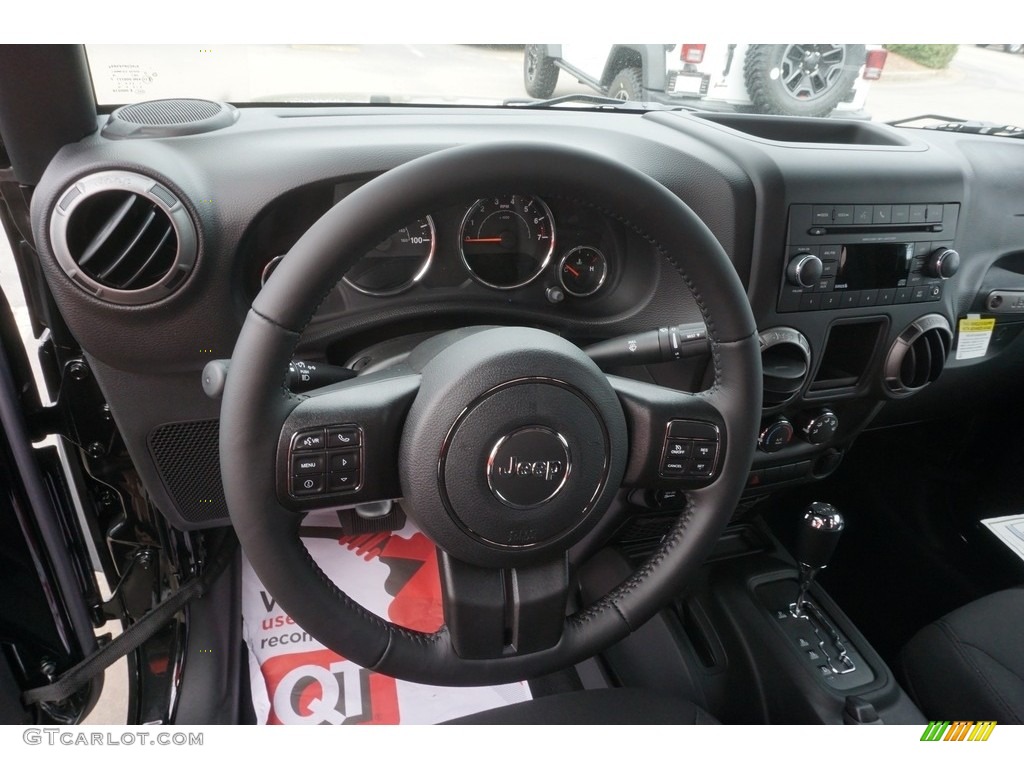 2017 Wrangler Sport 4x4 - Black / Black photo #9