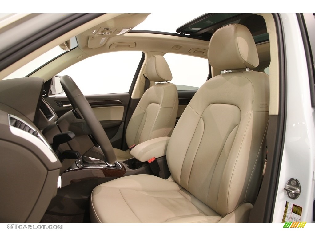 2016 Q5 3.0 TFSI Premium Plus quattro - Glacier White Metallic / Pistachio Beige photo #5