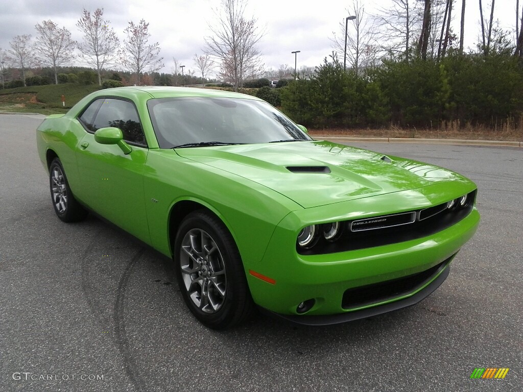 2017 Challenger GT AWD - Green Go / Black photo #4