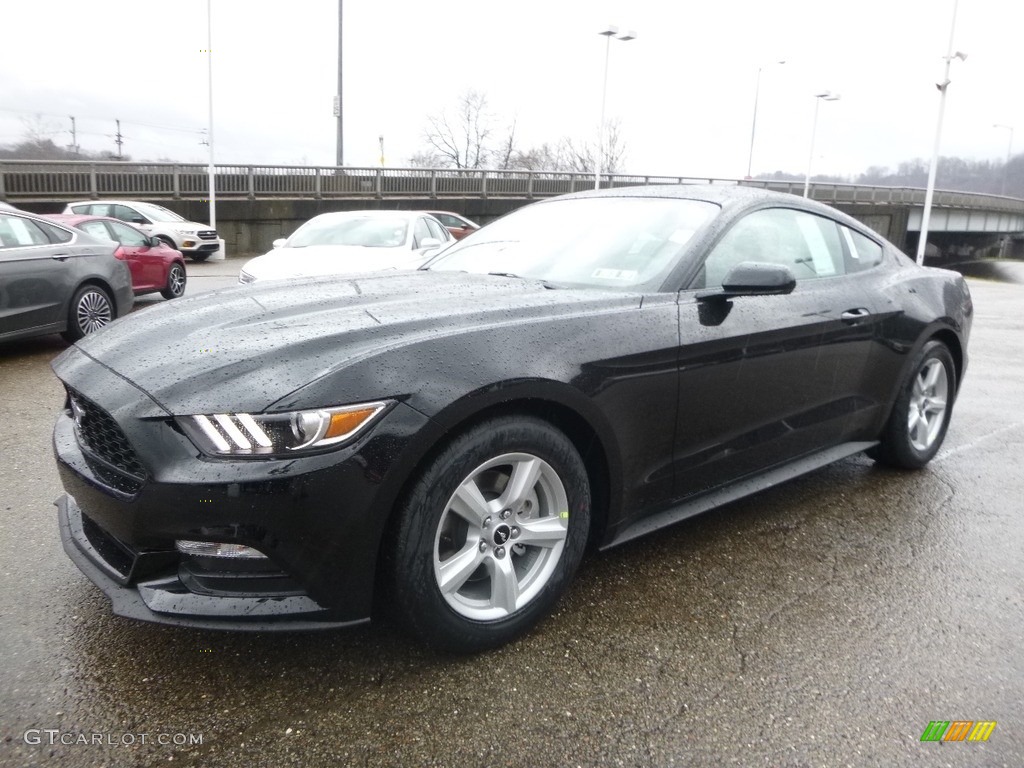 2017 Mustang V6 Coupe - Shadow Black / Ebony photo #6