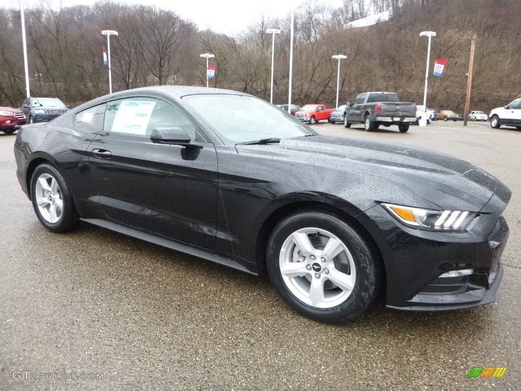 2017 Mustang V6 Coupe - Shadow Black / Ebony photo #9